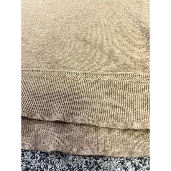 🌟3 for $35🌟 Carly Jean Los Angeles CJLA Pullover Sweater, V-Neck Camel Cashmere - Picture 6 of 11
